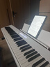 卡西歐（CASIO）電鋼琴PXS1100/PXS3100重錘88鍵便攜式智能觸屏成人兒童練習考級 PX-S1100原裝三踏+X架 白色琴身 曬單實(shí)拍圖