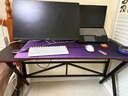奧倫福特  電腦桌臺式家用電競游戲桌辦公書(shū)桌簡(jiǎn)約書(shū)房寫(xiě)字桌子 碳纖維紋路單桌-120*60 升級款電競桌 曬單實(shí)拍圖