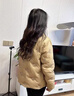 TUCANO洋氣媽媽冬裝國風(fēng)時(shí)尚羽絨服短款中老年女冬季加厚保暖白鴨絨外套 金色外套 3XL 建議130-145斤 曬單實(shí)拍圖
