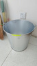 海斯迪克 圓形白鐵皮桶大號手提水桶 15L(2個(gè)) 商超清潔加厚垃圾鐵桶油桶鍍鋅桶 HK-8032 曬單實(shí)拍圖