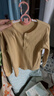 童泰（TONGTAI）寶寶上衣春秋嬰兒套頭T恤家居服內衣兒童TS43J036-DS黃色100cm 曬單實(shí)拍圖