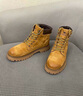 駱駝（CAMEL）【王俊凱同款】會(huì )員馬丁靴男鞋秋冬新款大黃靴女戶(hù)外工裝登山靴子 GE122W7757T 金黃色（男款） 42 曬單實(shí)拍圖