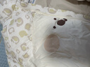 巴拉巴拉童裝嬰兒羽絨服冬季寶寶短款外套兒童上衣可愛(ài)萌男童女童 白色調00311 100 充絨量83g 曬單實(shí)拍圖