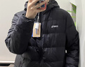 asics亞瑟士童裝25年冬季兒童柔軟舒適三防輕量保暖羽絨服【高充絨量】 藏青色 清潔度1000-鴨絨 140 充絨量79g 曬單實(shí)拍圖
