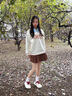 靖話(huà)厚底增高小白鞋女25年秋季新款板鞋百搭舒適休閑鞋防滑輕便運動(dòng)鞋 酒紅色 37 (235mm) 曬單實(shí)拍圖