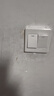 正泰（CHNT）開(kāi)關(guān)插座7M 家用86型五孔墻壁面板暗裝電源插座 電工推薦 優(yōu)雅白 二開(kāi)單控10A 曬單實(shí)拍圖