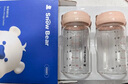 小白熊SnowBear玻璃儲奶瓶 新生兒嬰兒寶寶奶瓶母乳保鮮存奶瓶2個(gè)裝180ML8885 曬單實(shí)拍圖
