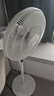 美的（Midea）電風扇家用風扇 落地扇 立式輕音節(jié)能強風電扇 宿舍降溫循環(huán)柔風自然風桌面小風扇 【遙控定時】SAC35BR 曬單實拍圖