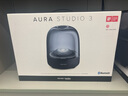 哈曼卡頓（Harman/Kardon）琉璃4代 360度環(huán)繞立體聲 菱形氛圍燈效 下沉式低音炮 桌面藍牙音箱 Aura Studio4黑色 曬單實(shí)拍圖