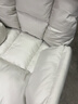 萬(wàn)虎電腦椅家用久坐舒服人體工學(xué)辦公座椅學(xué)習懶人沙發(fā)椅子靠背電競椅 【旋轉款】米白色-科技布 鋼制腳 固定扶手 曬單實(shí)拍圖