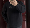 ARC'TERYX始祖鳥(niǎo) EMBLEM FLEECE CREW 女子 抓絨衫 Black/黑色 M 曬單實(shí)拍圖