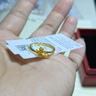 周六福（ZLF） 黃金戒指女款足金999婚嫁格?；〒磹?ài)女戒活口指環(huán) 計價(jià) 13號 - 2.68g 曬單實(shí)拍圖