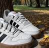 adidas「小鋸齒」D-PAD CLASSIC休閑美高風(fēng)復古籃球板鞋阿迪達斯 淺灰/黑色/淺猩紅   44 曬單實(shí)拍圖