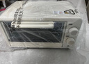 蘇泊爾（SUPOR）家用多功能電烤箱 定時(shí)控溫雙控制 10L升級M型加熱管二層烤位烤箱  奶油白 OJ10A806 曬單實(shí)拍圖
