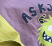 ASK JUNIOR【假兩件】?jì)和L(cháng)袖T恤25秋季中大童怪獸圖案體恤打底衫男童上衣 曬單實(shí)拍圖