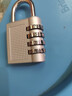 【開(kāi)學(xué)季學(xué)生專(zhuān)享優(yōu)惠】密碼鎖小型家用門(mén)鎖宿舍柜子掛鎖鎖頭 【大號四位密碼】銀色1只 無(wú)規格 曬單實(shí)拍圖