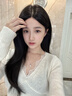 唯一（Winy）一克拉莫桑鉆項(xiàng)鏈女生2025新款999純銀吊墜送女朋友老婆生日禮物 曬單實(shí)拍圖