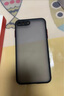 暴走適用蘋果8plus/7plus手機(jī)殼iPhone7P/8P保護(hù)套鏡頭全包防摔防指紋魔方硅膠直邊撞色透明磨砂黑 曬單實(shí)拍圖
