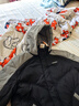 moodytiger兒童羽絨服保暖拒水冬季女童中長款羽絨服防寒印花連帽男童鴨絨服 曬單實拍圖