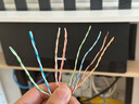 萬(wàn)級七類(lèi)雙屏蔽網(wǎng)線(xiàn)【國標23AWG-0.58mm無(wú)氧純銅芯】CAT7類(lèi)10G萬(wàn)兆雙絞線(xiàn)網(wǎng)絡(luò )工程家裝一整箱線(xiàn)20米 曬單實(shí)拍圖