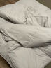無(wú)印良品A類(lèi)鴨絨被90白鴨絨被子秋冬被芯200*230cm約4.3斤(填充1000g)灰色 曬單實(shí)拍圖