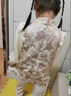 G.DUCKKIDS小黃鴨女童套裝裙秋裝兒童旗袍裙女孩新中式兩件套女寶寶周歲禮服 粉紅色 80 尺碼6-12月【75-85cm】 曬單實(shí)拍圖