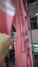 小個(gè)子v領(lǐng)修身毛衣打底包臀短裙子秋冬長(cháng)袖收腰小香風(fēng)針織連衣裙 粉色 均碼 曬單實(shí)拍圖
