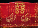 新娘紅蓋頭結婚中式秀禾新款中式蕾絲半透明紅色網(wǎng)紗古風(fēng)蒙頭喜帕 凰飛鳳舞蓋頭 60cm-80cm 曬單實(shí)拍圖