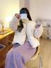 LPOX棉服女2025年冬季新款百搭碎花棉襖短款小個(gè)子外套女面包服棉服女 粉碎花 M 曬單實(shí)拍圖