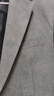 利郎絨感西服外套男修身25春季商務(wù)男士西服上衣 深灰 XL175/88A  曬單實(shí)拍圖