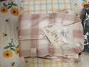 無(wú)印良品（MUJI）女式無(wú)側縫法蘭絨睡衣女士家居服女款純棉25年秋季套裝 女裝 粉紅色格紋 M （上裝160/84A 下裝160/66A） 曬單實(shí)拍圖
