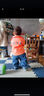 G.DUCKKIDS男童寶寶春秋套裝三件套2025新款1一2-3周歲半童裝嬰兒衣服外套潮 桔紅色 英文DAKE襯衣三件套 100 碼 曬單實(shí)拍圖