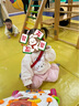 幼歌（YOUGE） 嬰幼兒小兔貼布繡衛(wèi)衣套裝寶寶防風(fēng)保暖加絨上衣褲子潮 米白（66-100肩開扣） 90 cm 曬單實(shí)拍圖