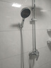 JOCBO【德國】增壓花灑噴頭家用多功能加壓大面板淋浴手持蓮蓬噴頭 【電鍍銀】+1.5米花灑軟管套裝 曬單實(shí)拍圖