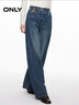 ONLY2025秋季新款時(shí)尚百搭高腰寬松長(cháng)褲直筒褲牛仔褲女|125332068 J34390洗水牛仔藍 M M褲長(cháng)減短 曬單實(shí)拍圖