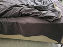 無(wú)印良品A類(lèi)100%純棉床單單件 全棉被單雙人床罩 1.2/1.5米床 180x230cm灰 曬單實(shí)拍圖