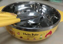 樂(lè)扣樂(lè)扣（LOCK&LOCK）兒童輔食碗不銹鋼小學(xué)生進(jìn)口餐具雙耳大碗卡通湯碗寶寶飯碗400ml 曬單實(shí)拍圖
