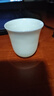蘇氏陶瓷（SUSHI CERAMICS）羊脂玉白瓷功夫茶杯聞香杯陶瓷品茗杯6個(gè)裝（簡(jiǎn)裝）J0930 曬單實(shí)拍圖