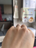 周六福（ZLF）  18K金鉆石戒指女群鑲雪花鉆戒求婚結婚訂婚鉆石戒指 主石9分副石3分 11號 曬單實(shí)拍圖