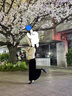 clotho Rennie品牌女裝皮衣女短款2025春秋新款韓版修身圓領(lǐng)氣質(zhì)高級綿羊皮夾克 白色 M 曬單實(shí)拍圖
