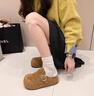 尚芭芙內增高勃肯鞋女2025年秋冬季新款厚底懶人鞋一腳蹬百搭包頭半拖鞋 淺棕色 37 (235mm) 曬單實(shí)拍圖