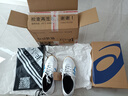 亞瑟士（asics）乒乓球鞋專(zhuān)業(yè)比賽耐磨防滑透氣乒乓球運動(dòng)鞋男女款 白藍色 42 (265mm) 曬單實(shí)拍圖