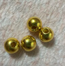縱橫金業(yè)足金999  黃金轉運珠 金珠子   單顆 散珠 手串diy 1克（單顆） 曬單實(shí)拍圖