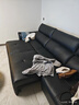 顧家家居（KUKA）門(mén)店同款自在家沙發(fā)床牛皮功能電動(dòng)沙發(fā)6319黑三人位三電動(dòng)2.8m 曬單實(shí)拍圖