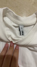森馬（Semir）長袖T恤女中長款寬松發(fā)熱純色插肩袖2025冬抓毛開叉109725101002 曬單實(shí)拍圖
