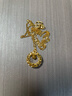 周六?？棄?mèng)網(wǎng)黃金項鏈女足金吊墜生日禮物計價(jià)A0612710 約3.76g 40+5cm 曬單實(shí)拍圖