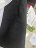 Homlean美式復古微喇牛仔褲寬松闊腿直筒潮流休閑褲ZW697黑色XL 曬單實(shí)拍圖