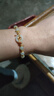 唯一（Winy）錦鯉平安扣和田玉銀手鏈女款生日禮物女生手串送女朋友老婆首飾品 曬單實拍圖