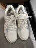 特步板鞋女鞋小白鞋運動(dòng)鞋2025年冬季新款休閑鞋皮面低幫女滑板鞋子女 米綠-0064 38 曬單實(shí)拍圖
