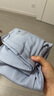 Q21【中暖】小暖皮兒童保暖內(nèi)衣套裝男女童秋衣秋褲校服神器 條紋藍(lán) 130 曬單實(shí)拍圖